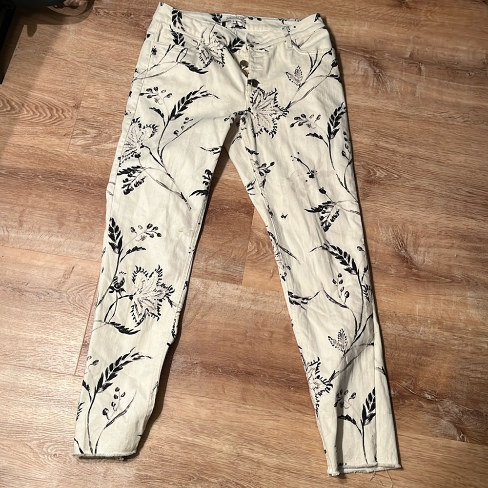 Dorothee Schumacher cream floral jeans